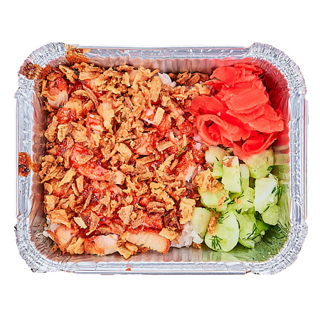 Тяхан с курицей